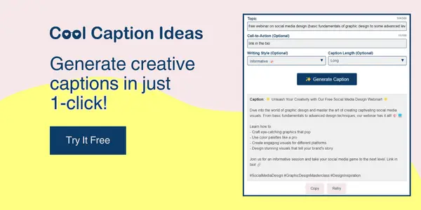 Cool Caption Ideas - Social media caption generator - Instagram Caption generator free